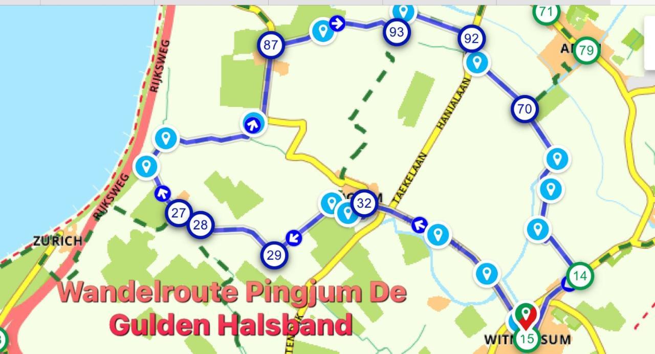B&B De Gulden Halsband Pingjum Ngoại thất bức ảnh